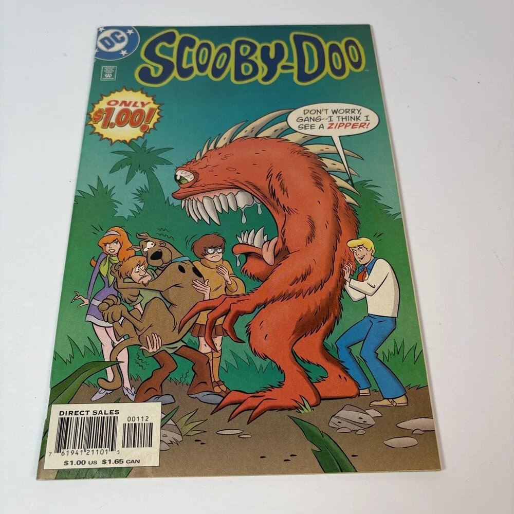 Scooby-Doo #1 DC Comics 2003 2nd Print w/ Garbage Pail Kids Stickers
